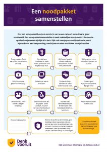 Noodpakket samenstellen handleiding